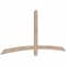 Ekena Millwork Bellingham Smooth Timber Gable Bracket, Douglas Fir, 84"W x 38"H x 1 1/2"D x 3 1/2"F, 11/12 Pitch GBW084X38X0204BEL00SDF - alternate 3